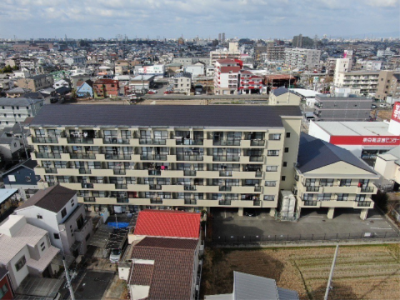 大阪府松原市　6階建マンション　大規模修繕工事